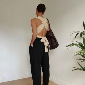 Free people beach knit wrap top